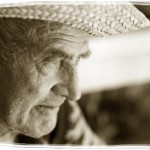 Worried farmer